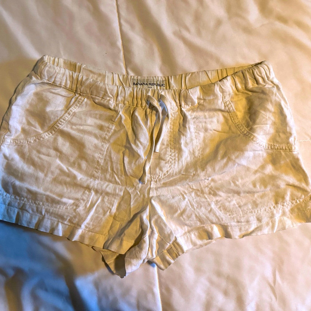 Banana republic linens shorts